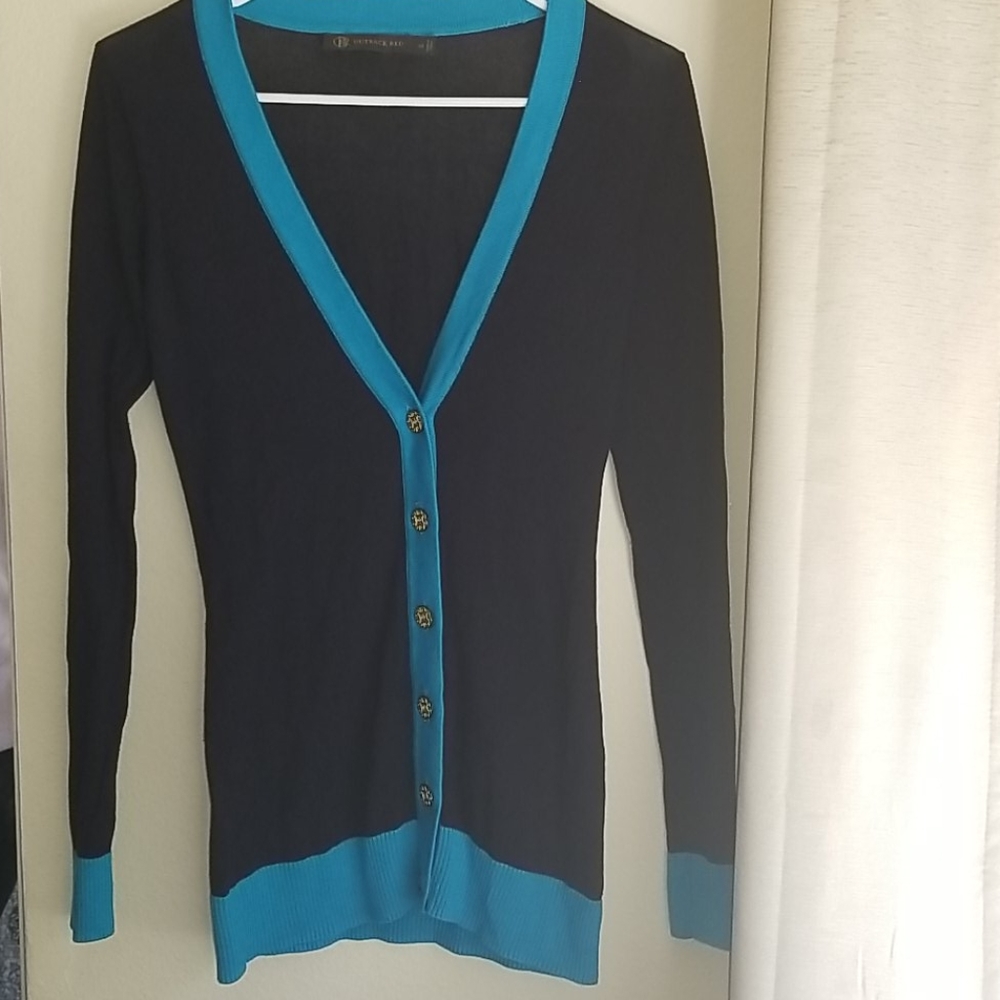 The Limited/ Outback Red Cardigan Sweater